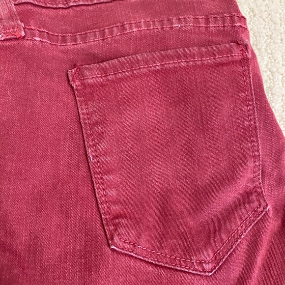 Andrew Marc Red Legging Jeans size 27 USA Made - Picture 4 of 8